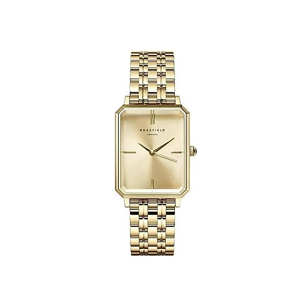 ROSEFIELD Quarzuhr ROSEFIELD Damenuhr Octagon Champagner günstig online kaufen