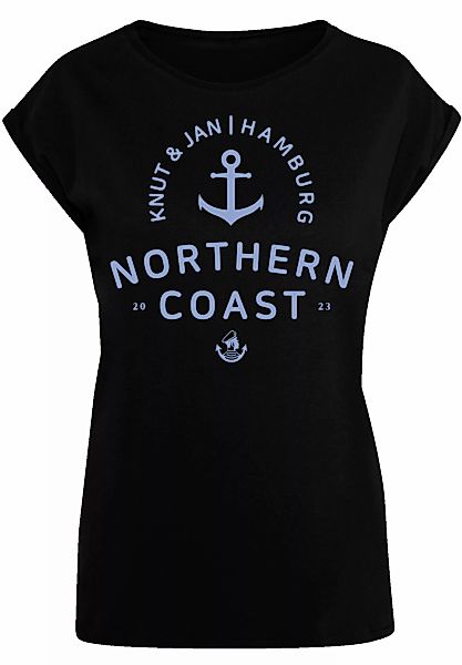 F4NT4STIC T-Shirt "Nordsee Knut & Jan Hamburg", Print günstig online kaufen