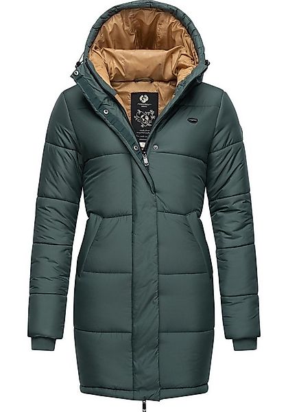 Ragwear Steppmantel Relive Long Remake lange Damen Steppjacke mit Kapuze günstig online kaufen
