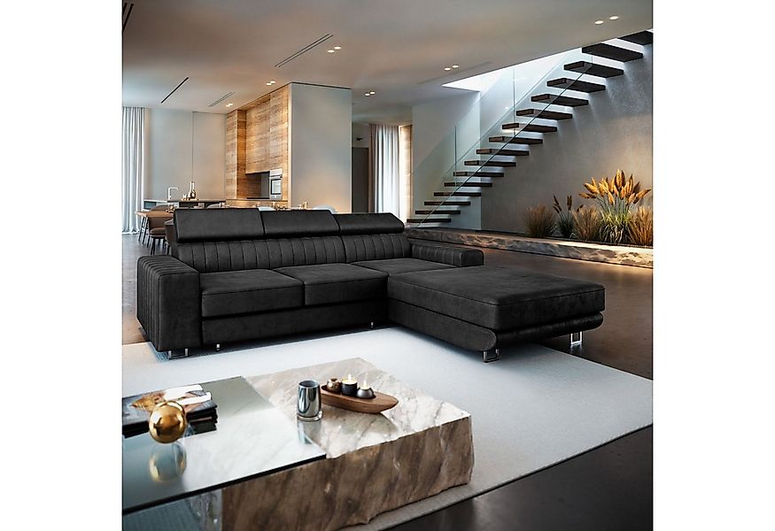 Masseno Ecksofa NOTO mit Schlaffunktion L-Form, Sofa mit Bettkasten günstig online kaufen