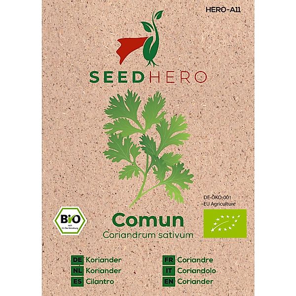 Seedhero BIO Koriander Comun Samen günstig online kaufen