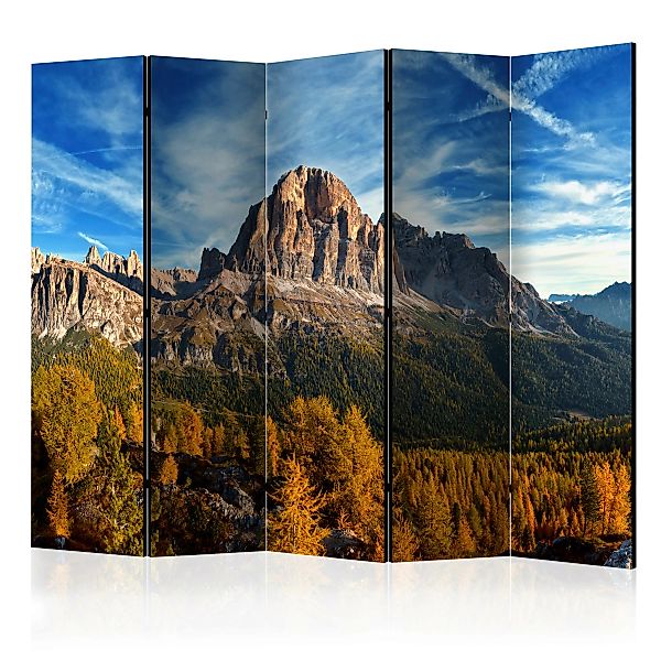 5-teiliges Paravent - Panoramic View Of Italian Dolomites Ii [room Dividers günstig online kaufen