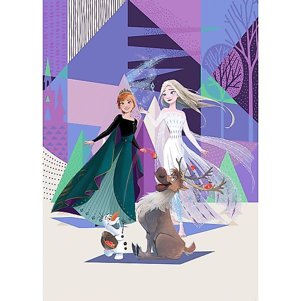 Komar Vliesfototapete Frozen Abstract Arendelle 200 cm x 280 cm günstig online kaufen