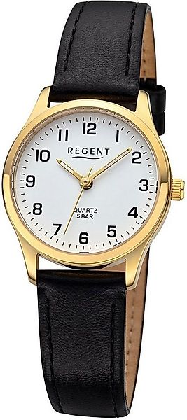 Regent Quarzuhr F1420 - 31254519, Armbanduhr, Damenuhr, Leuchtzeiger, Leder günstig online kaufen