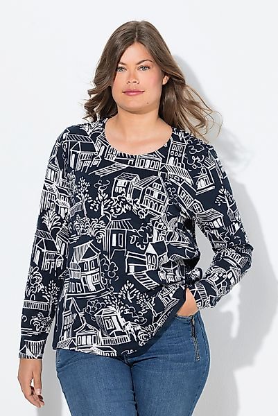 Laurasøn T-Shirt Shirt Langarm Rundhalsausschnitt günstig online kaufen