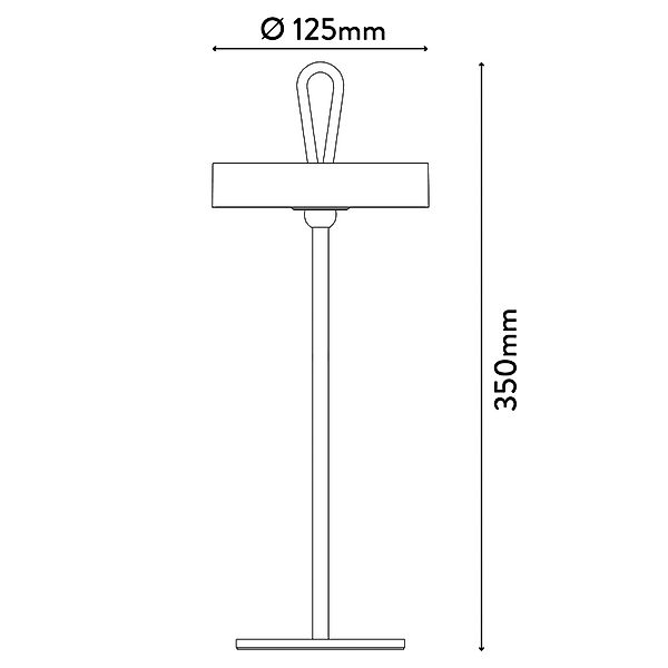 LED-Akku-Tischleuchte Ella, magnetisch, weiß günstig online kaufen