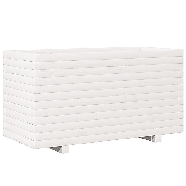 vidaXL Blumentopf Pflanzkübel Weiß 90x40x49,5 cm günstig online kaufen