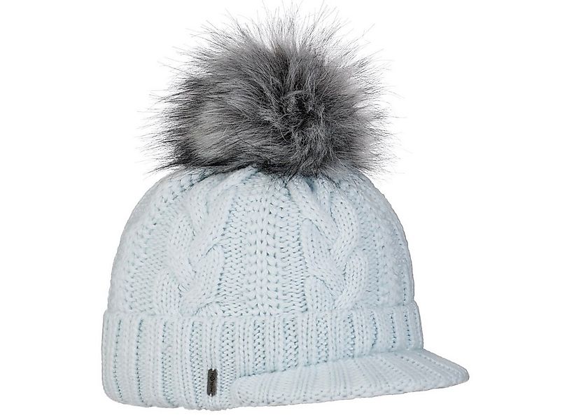 McBurn Bommelmütze (1-St) Beanie mit Schirm, Made in Italy günstig online kaufen