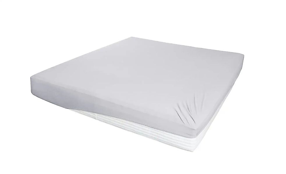 como Jersey-Elasthan Boxspringbetttuch   ¦ grau ¦ Maße (cm): B: 150 H: 26 T günstig online kaufen