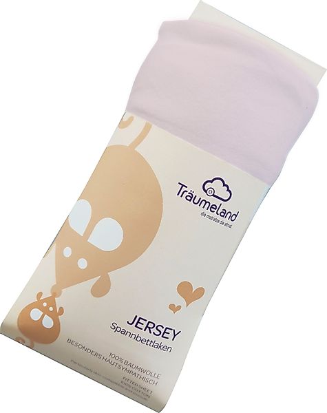 Träumeland Bettlaken kuschelweiches Spannbetttuch Jersey, Jersey, günstig online kaufen