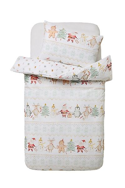 Next Bett-Set Bettbezug und Kissenbezug mit Weihnachtsmotiv, Bezug: Baumwol günstig online kaufen