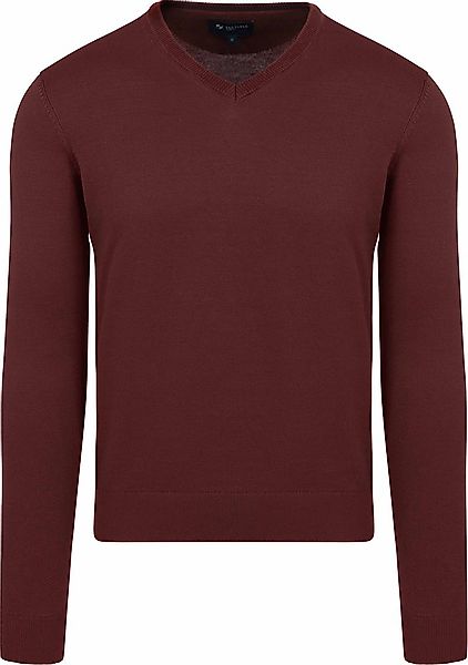 Suitable Respect Baumwolle Vinir Pullover Bordeaux - Größe XXL günstig online kaufen