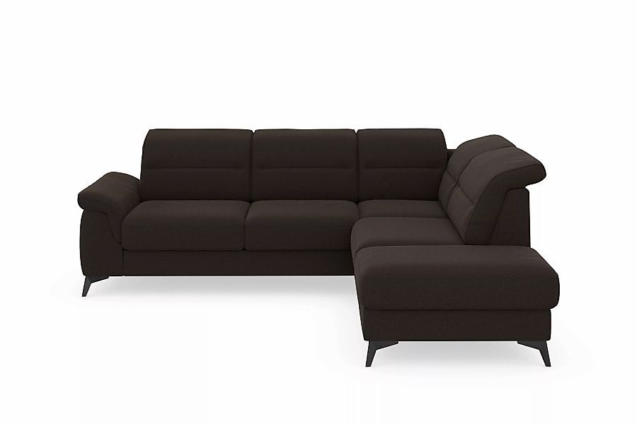 sit&more Ecksofa "Sinatra L-Form", mit Ottomane, optional mit Kopfteilverst günstig online kaufen