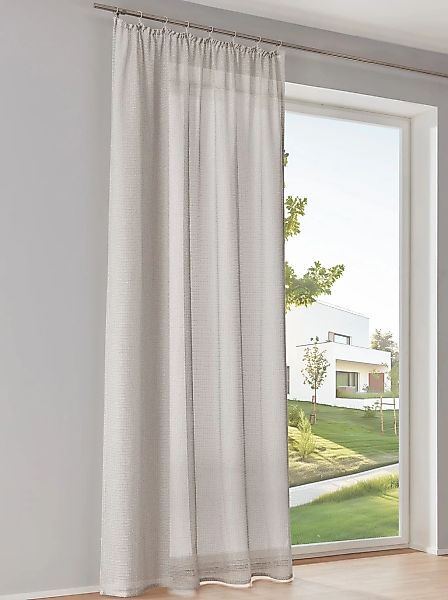 Gardine Kräuselband 1 Stk. tlg. günstig online kaufen