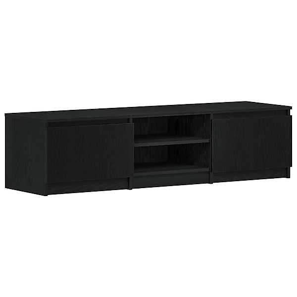 vidaXL TV-Schrank Schwarz Eichen-Optik 140x40x36 cm Holzwerkstoff 862440 günstig online kaufen