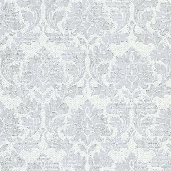 Bricoflor Vintage Tapete mit Barock Ornament Nostalgische Tapete in Weiß Gr günstig online kaufen