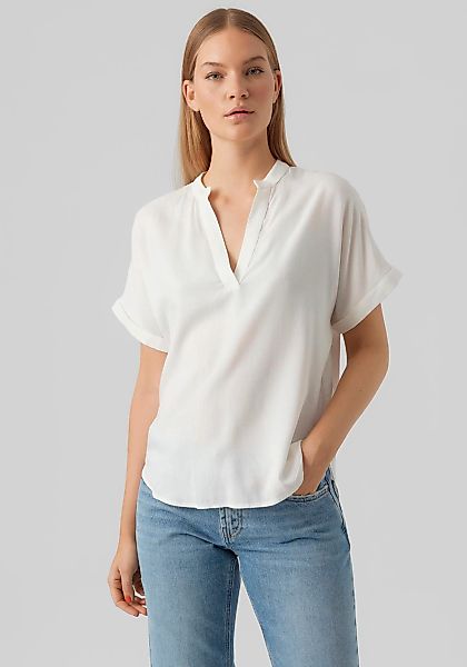 Vero Moda Shirtbluse "VMBEAUTY SS TOP GA NOOS" Viskose, regular fit günstig online kaufen