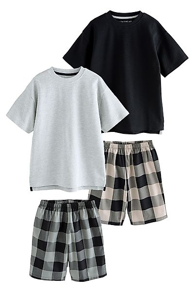 Next Pyjama Karierte Pyjamas, 2er Pack günstig online kaufen