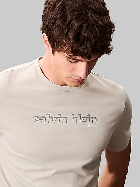 Calvin Klein Jeans T-Shirt "SS 30s E CLVN LN 3D", Mit Rundhalsausschnitt günstig online kaufen