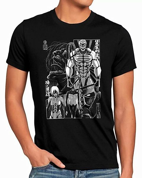 style3 T-Shirt Herren T-Shirt Gigant Nippon attack on titan anime japan man günstig online kaufen