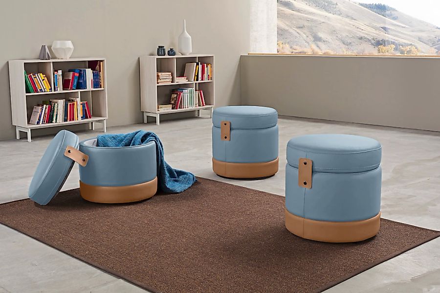 Egoitaliano Hocker "Tonder, Designhocker als Blickfang mit tollen Details", günstig online kaufen