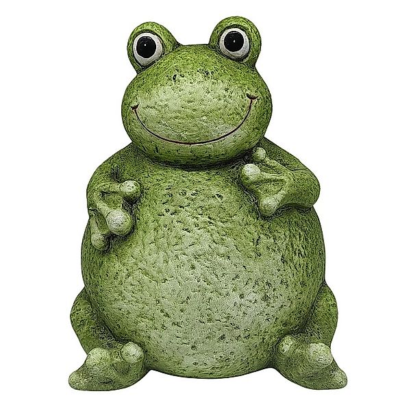 Boltze Deko-Figur Frosch 29 cm Grün günstig online kaufen