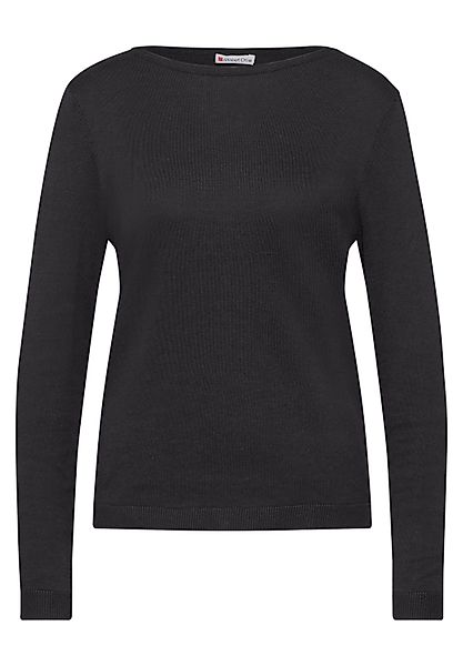 STREET ONE Rundhalspullover Weicher Strickpullover (1-tlg) günstig online kaufen