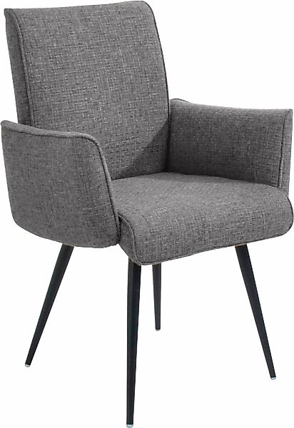 K+W Komfort & Wohnen Armlehnstuhl "Giacomo I" () 1 Stk.4- Fuß-Armlehnenstuh günstig online kaufen