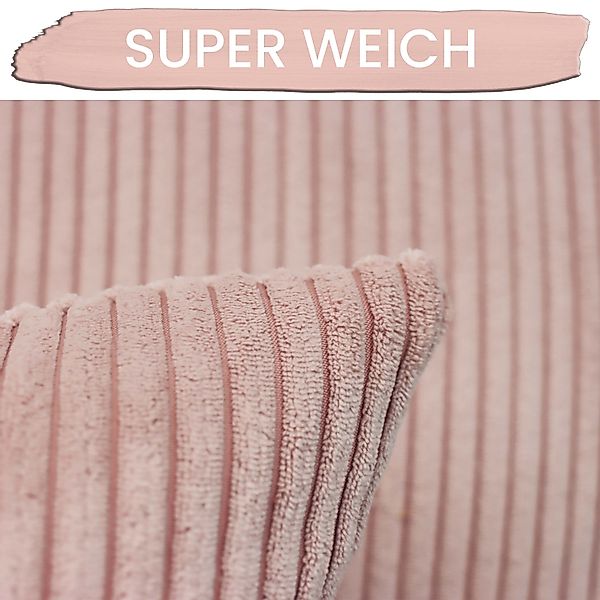 Amilian Dekokissen mit Füllung und Kissenbezug günstig online kaufen