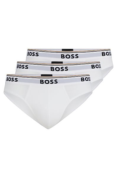 BOSS Slip "Brief 3P Power" 3 Stk. Elastikbund mit Logo günstig online kaufen