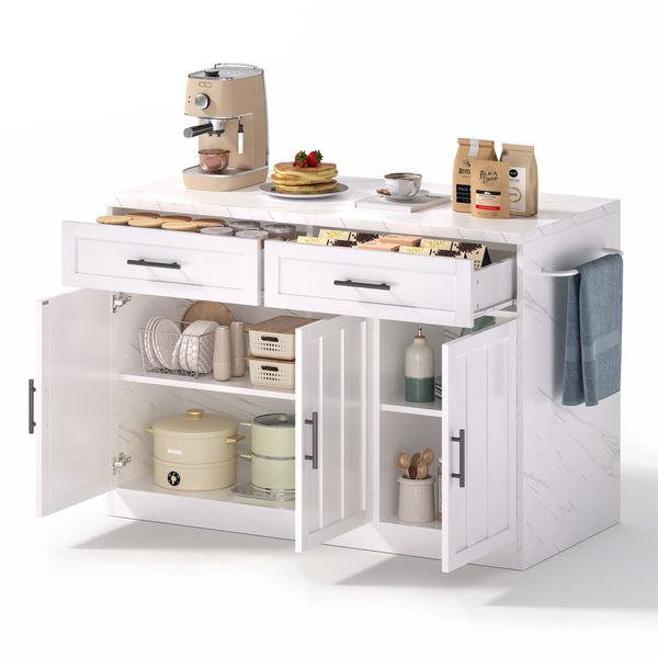 REDOM Küchenwagen Mobiler Buffetschrank, Küchenwagen, (mit günstig online kaufen