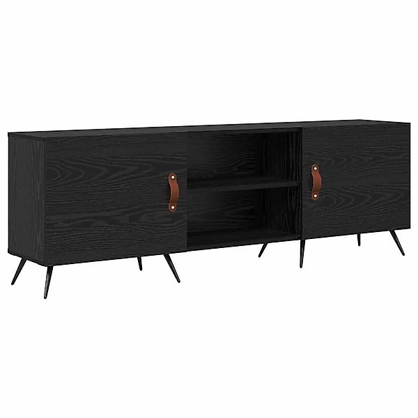 vidaXL TV-Schrank Schwarze Eiche 150 x 30 x 50 cm Holzwerkstoff 879591 günstig online kaufen