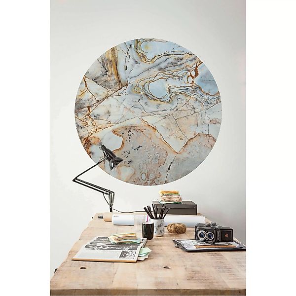 KOMAR Selbstklebende Vlies Fototapete/Wandtattoo - Marble Sphere - Größe 12 günstig online kaufen