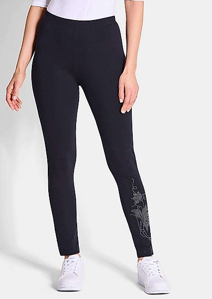 GOLDNER Jogginghose Bequeme Baumwoll-Leggings, 2-Stück Glitzervariante mit günstig online kaufen