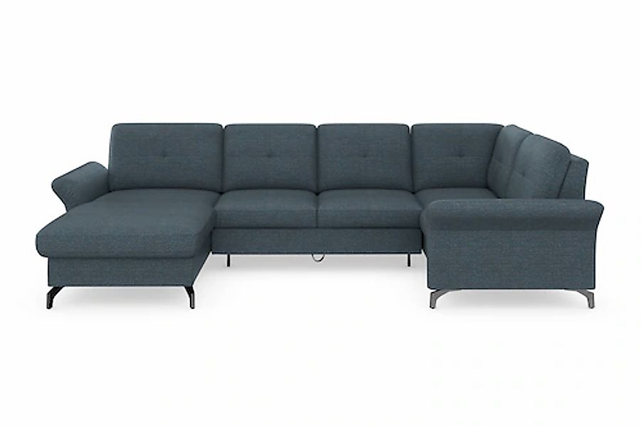 Home affaire Wohnlandschaft »Calando U-Form« wahlweise mit Bettfunktion, Be günstig online kaufen