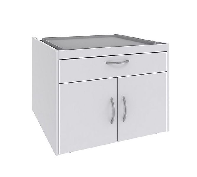 freiraum Waschmaschinenunterschrank MRK Multiraumkonzept in WEISS - 70x52x6 günstig online kaufen