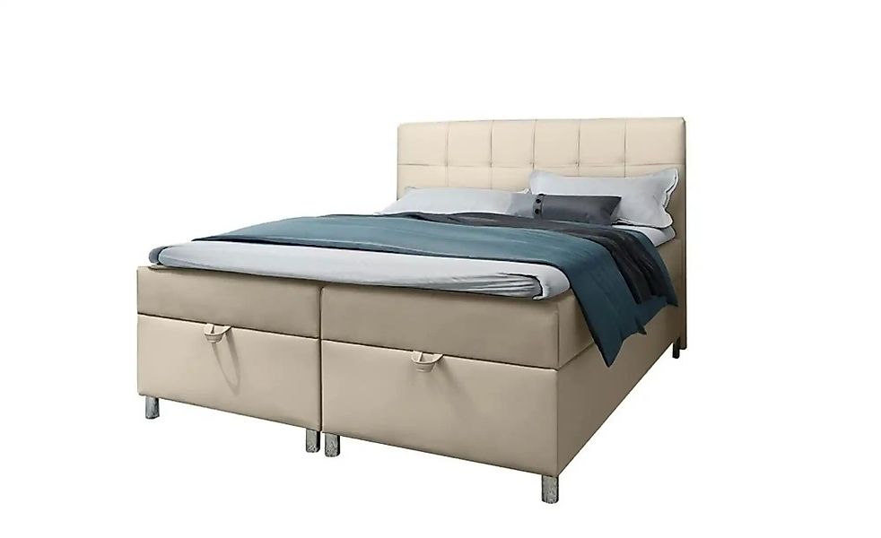 Boxbett mit Bettkasten Malabo ¦ creme ¦ Maße (cm): B: 120 H: 110 Betten > P günstig online kaufen