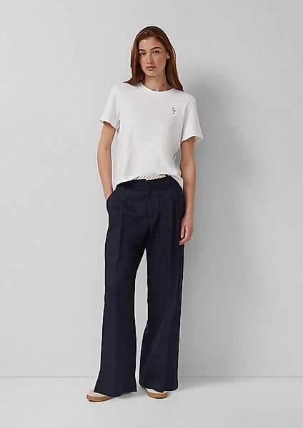 s.Oliver Chinos Hose Twill-Hose mit Extra Wide Leg günstig online kaufen