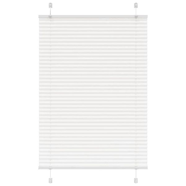 vidaXL Plissee Weiß 100x150 cm Stoffbreite 99,4 cm Polyester 4015500 günstig online kaufen