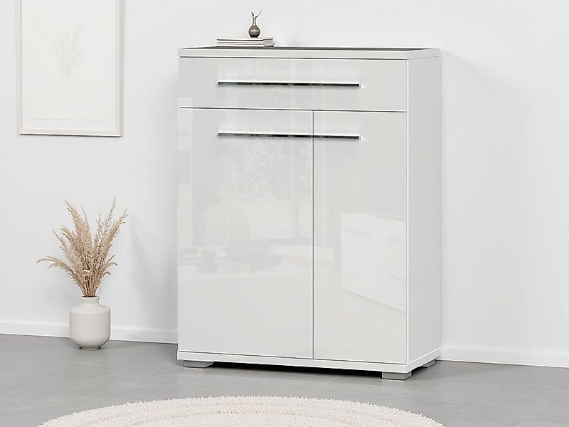 OTTO home Schuhschrank Piano (H/B/T): 101/76/35cm) UV lackiert, hochglänzen günstig online kaufen