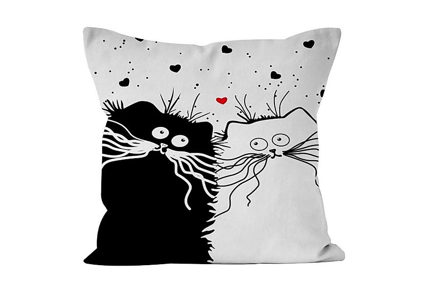 maDDma Dekokissen 1 Kissenhülle Katzenfreund, Motiv Katze 2 günstig online kaufen