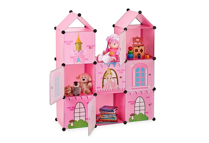 relaxdays Steckregal Kinderzimmer als Schloss günstig online kaufen