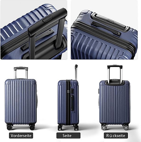 Abistab Hartschalen-Trolley Voyager S/M/L/Set Hartgepäck, 4 Rollen, Reiseko günstig online kaufen