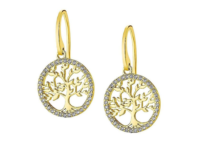 LOTUS SILVER Paar Ohrhänger Lotus Silver Lebensbaum 925 SILBER (Ohrhänger), günstig online kaufen