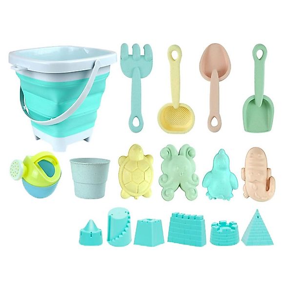 CLTYQ Sandform-Set Sandspielzeug Kinder Sandspielzeug Set, Reise Sandspielz günstig online kaufen