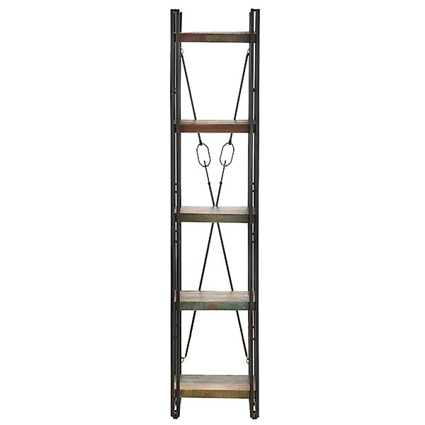 vidaXL Bücherregal 5 Fächer 40x30x180 cm Altholz Massiv günstig online kaufen