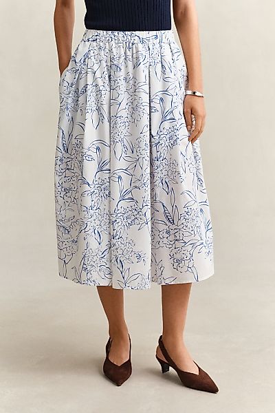 Gant Midirock "FLORAL PRINT PULL ON SKIRT" geblümt, mittlere Leibhöhe günstig online kaufen