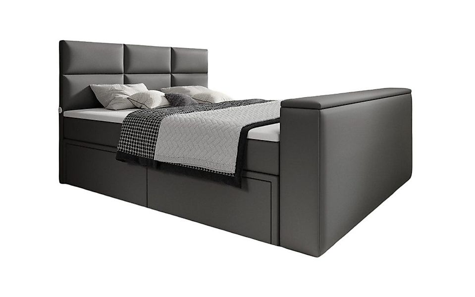 Luxusbetten24 Boxspringbett Citaro, mit TV Lift, günstig online kaufen