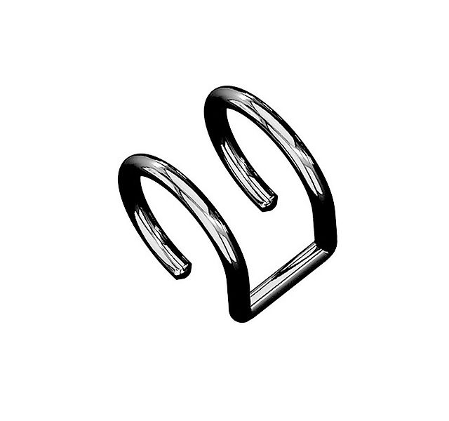 Taffstyle Ohrklemme Doppel Ear Cuff Fake Piercing Ohrklemme Cartilage Knorp günstig online kaufen