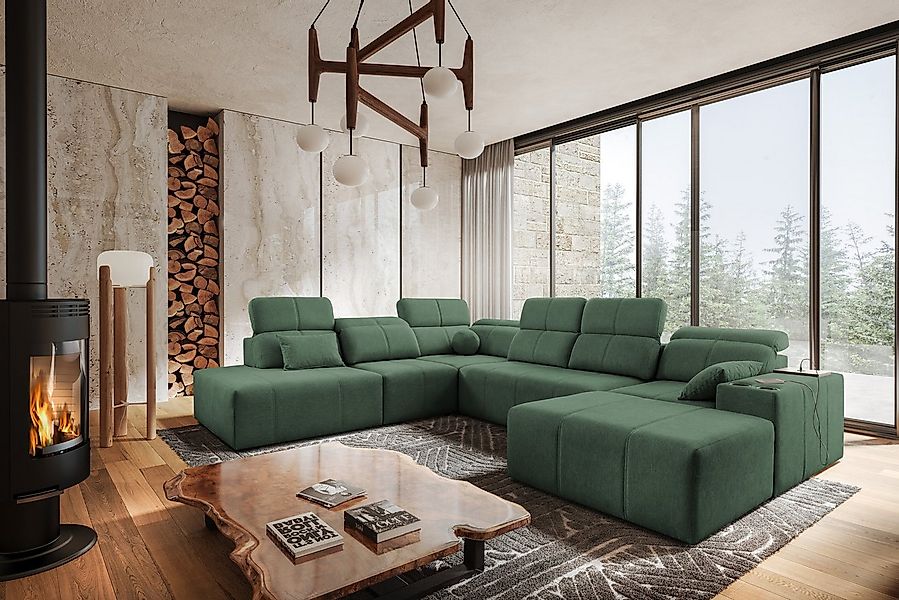 Kaiser Möbel Ecksofa multifunktional Mindy X, Stoff Quelle, mit Relaxfunkti günstig online kaufen